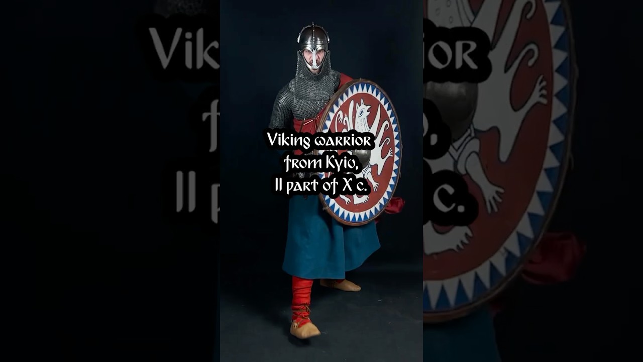 Authentic Rus' Viking warrior from Kyiv, 10th century
