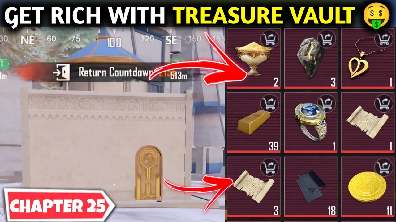 HOW TO GET VAULT KEY 🗝️ GET RICH WITH NEW TREASURE VAULT 🤑 METRO ROYALE CHAPTER 29