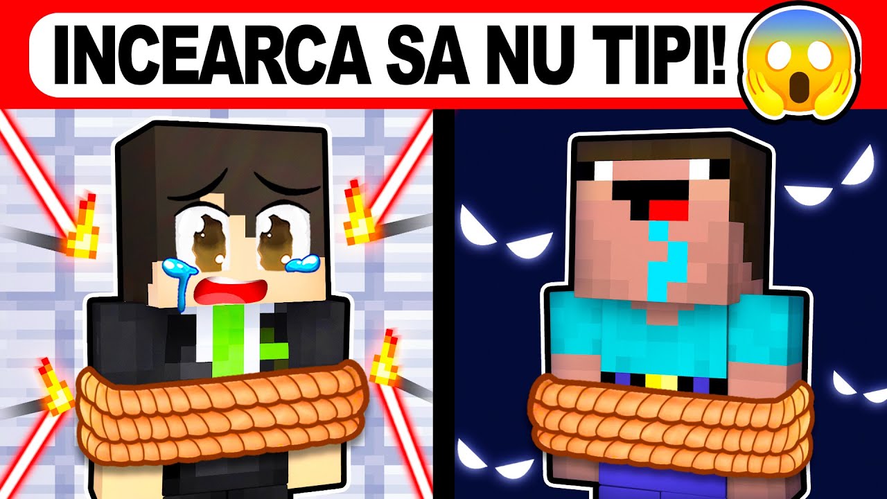ÎNCEARCĂ să NU *TIPI* în Minecraft!