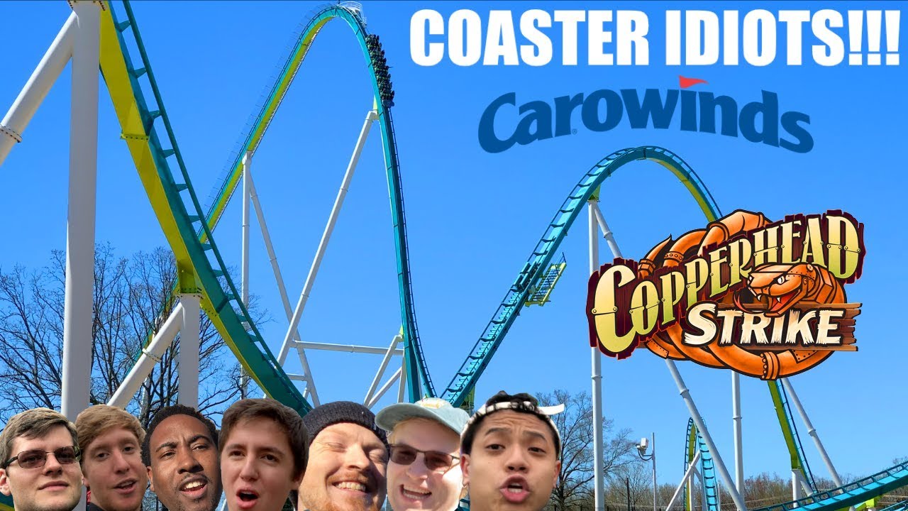 Coaster Idiots Ride Carowind's Newest Roller Coaster, Copperhead Strike - Ft. OhioValleyCoasters