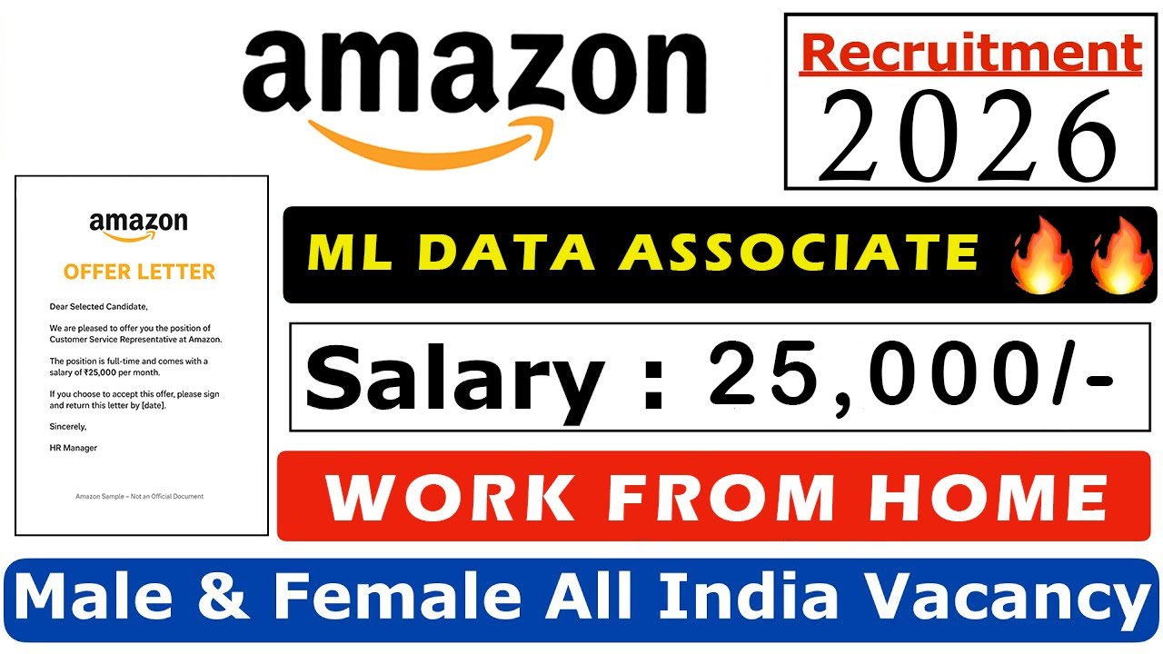 Amazon Work From Home Jobs 2026 | Work From Home Job | Online Jobs At Home | WFH Jobs | Amazon Jobs