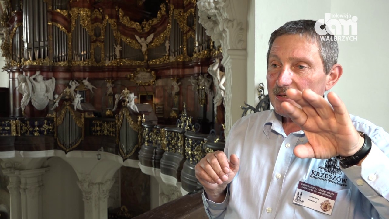 Krzeszowskie organy od środka
