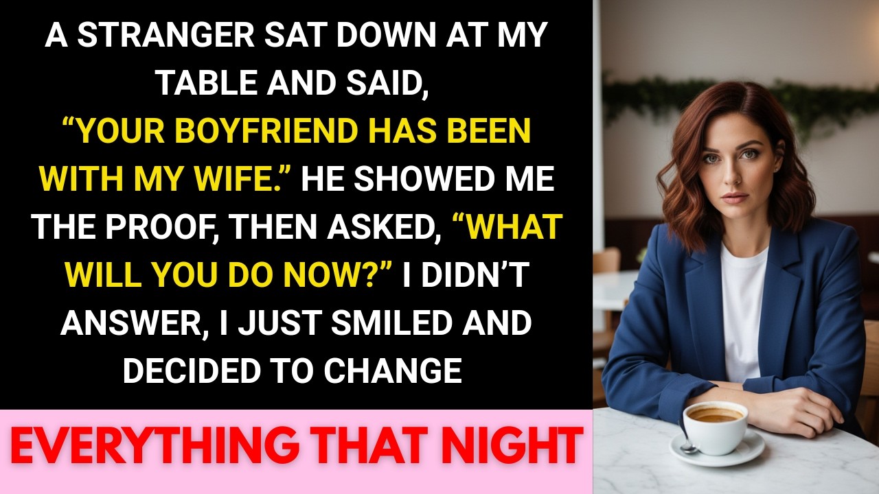 A Stranger Sat Down And Said, “Your Boyfriend’s Been With My Wife”—Then Everything Shifted