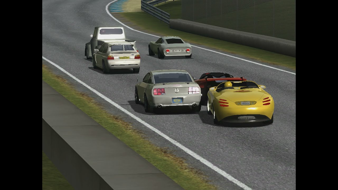 Ford Racing 3. 2005 Ford Mustang GT. Racetrack. Replay #15