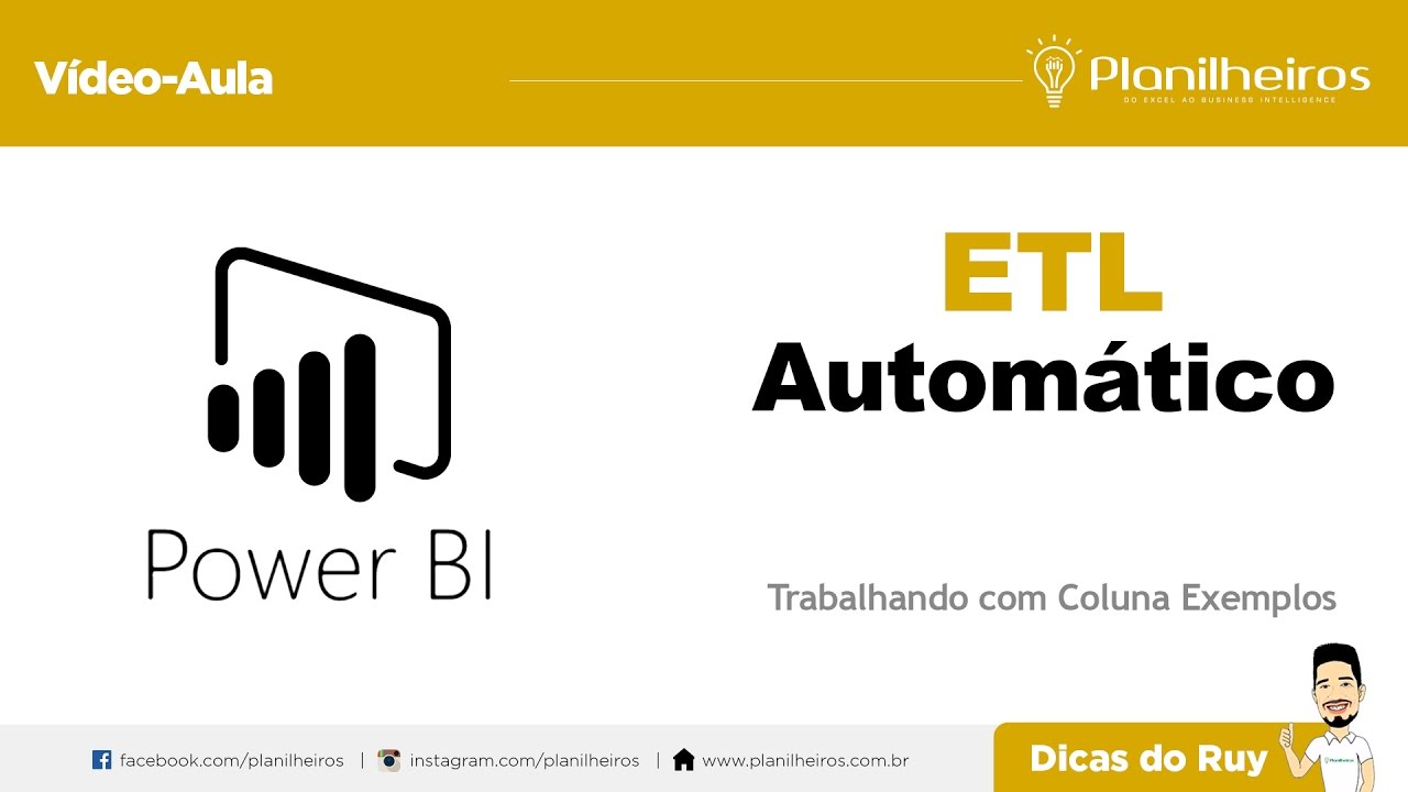 Power BI (desktop) - ETL Automático e Preenchimento Relâmpago