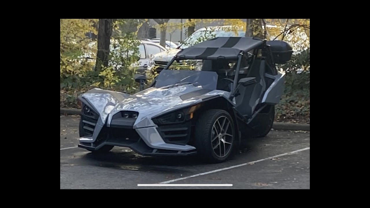 Polaris Slingshot - an owner's perspective (redux) and drive (around 24 min mark). 2017 SL model.