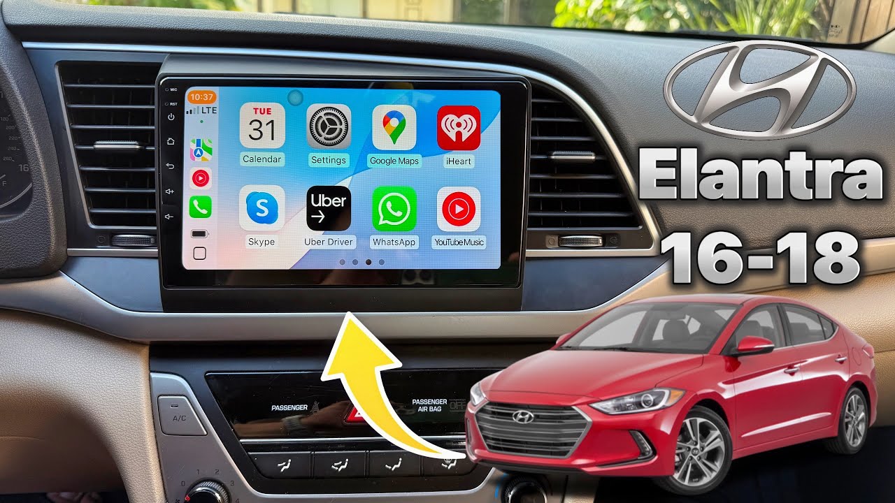 Hyundai Elantra 16-18 - Idoing Radio with CarPlay & Android Auto!