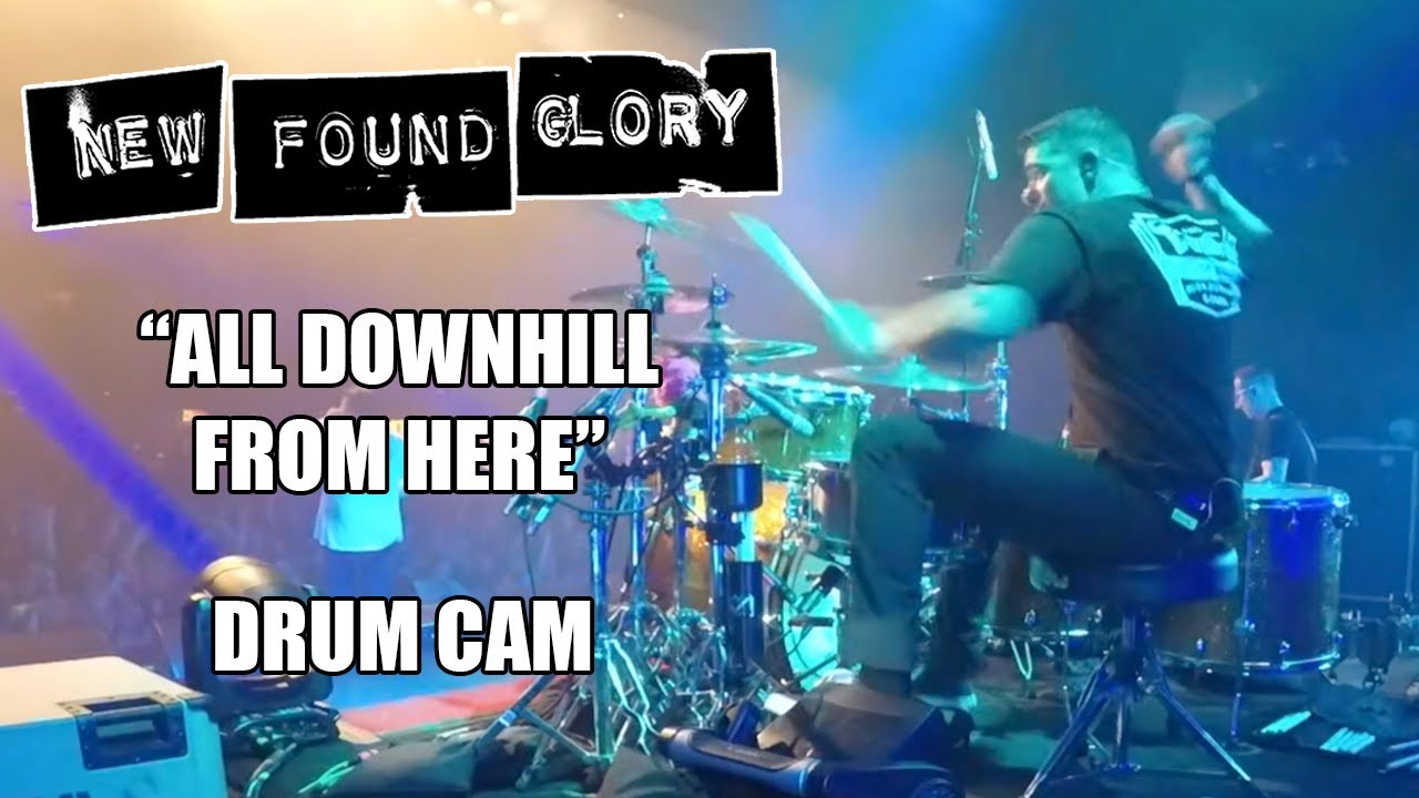 New Found Glory - All Downhill From Here (Drum Cam)