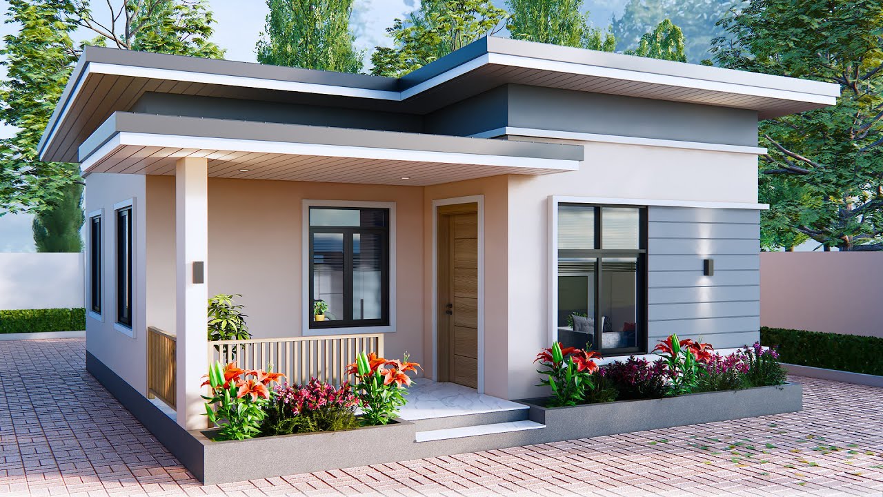 7.2 x 7.5 Meters House Design | Modern and Cozy House (2Bedrooms)