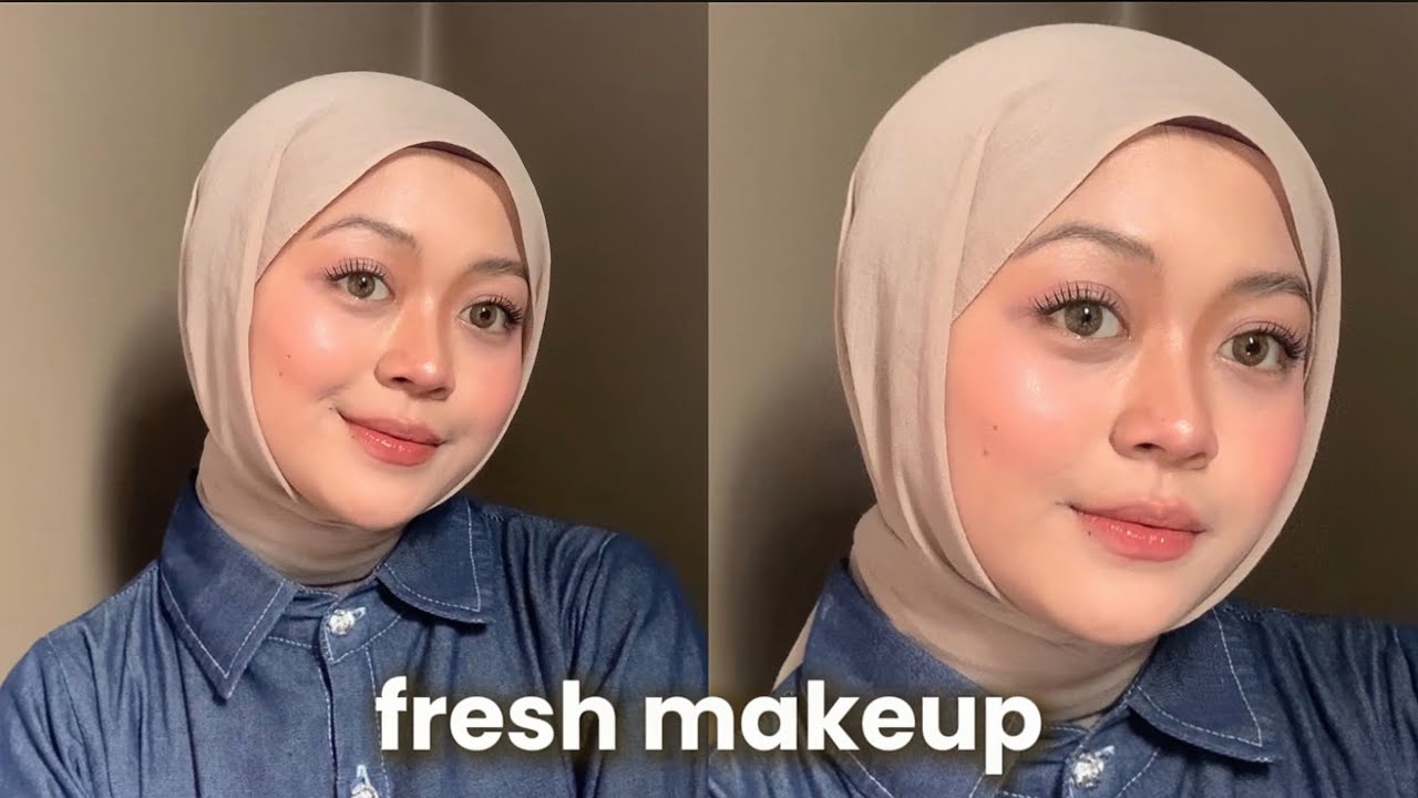 TUTORIAL MAKEUP FRESH KAYAK HABIS MANDI - Anti Kusam & Awet Seharian! | Beginner Friendly
