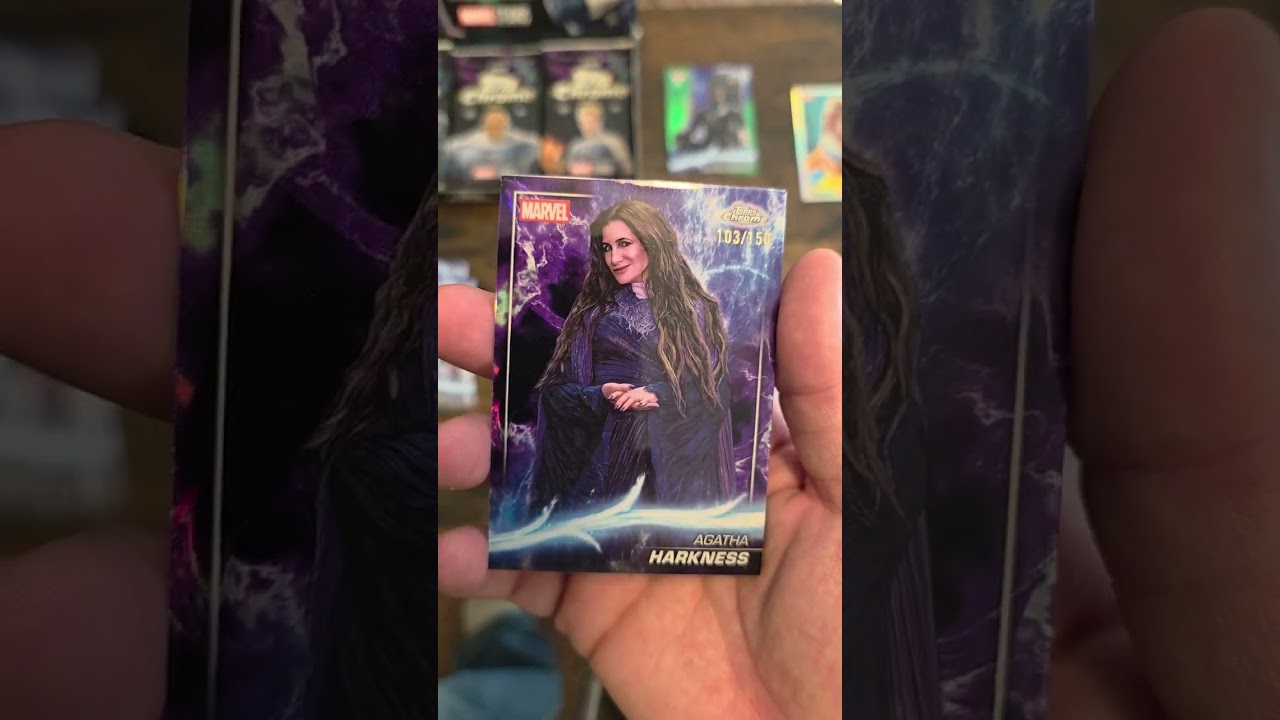 Opening Topps Chrome MCU Hobby Box #unboxing #marvel #tradingcards #hobby 