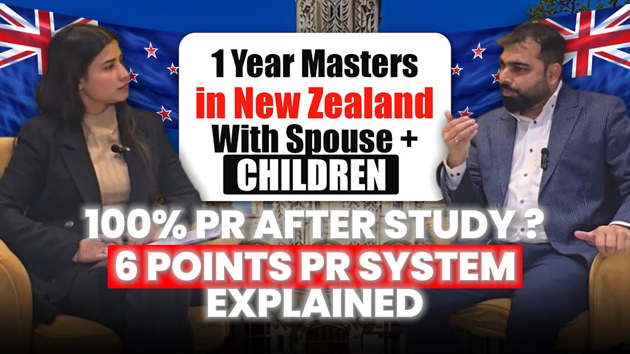 1-Year Master’s in New Zealand with Spouse & Children | PR Pathway Explained