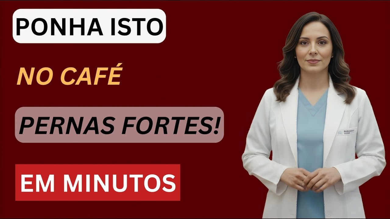 Coloque isso no seu café e suas pernas realmente recuperarão a força