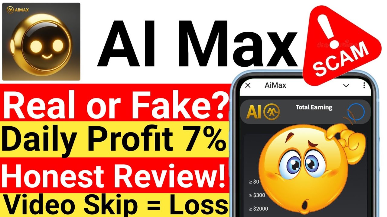 AI Max Real or Fake? | 7% Daily Profit Scam Exposed | Full Honest Review
