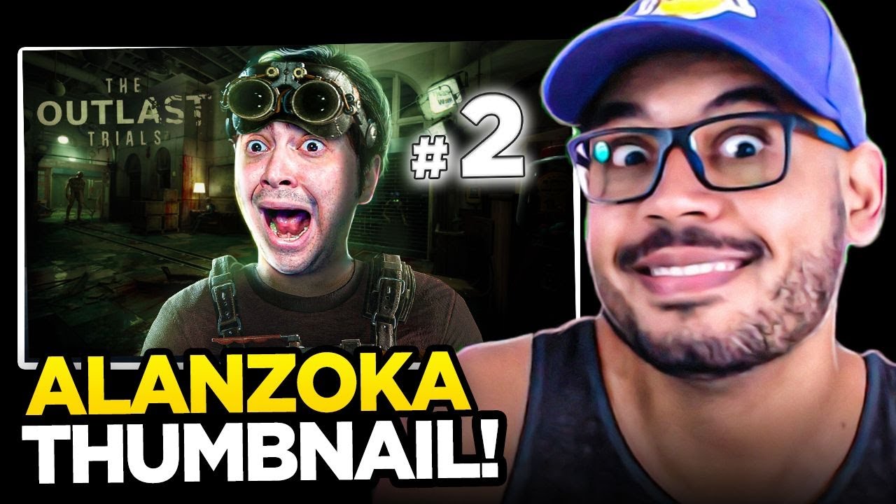 Como Fazer Thumbnail Estilo Alanzoka (FÁCIL)