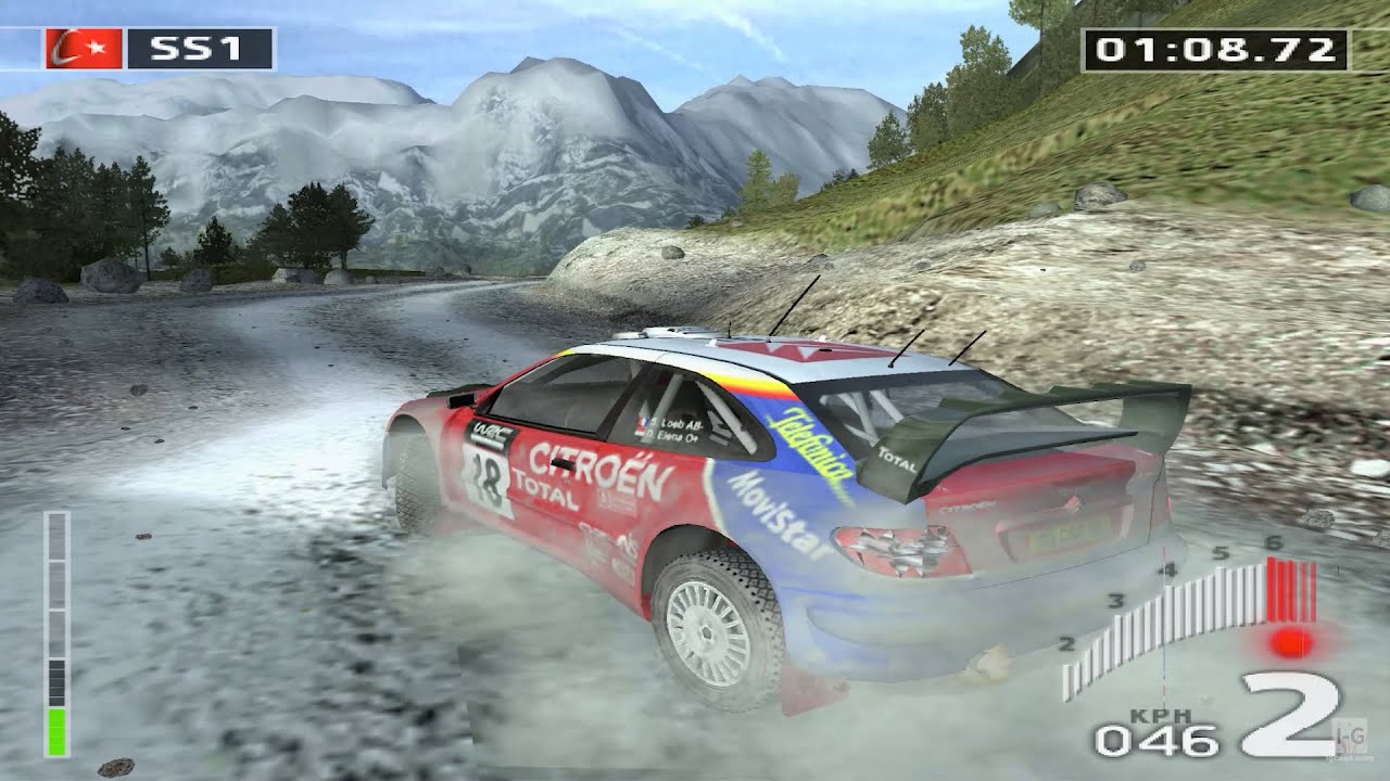 WRC 3 - PS2 Gameplay (4K60fps)