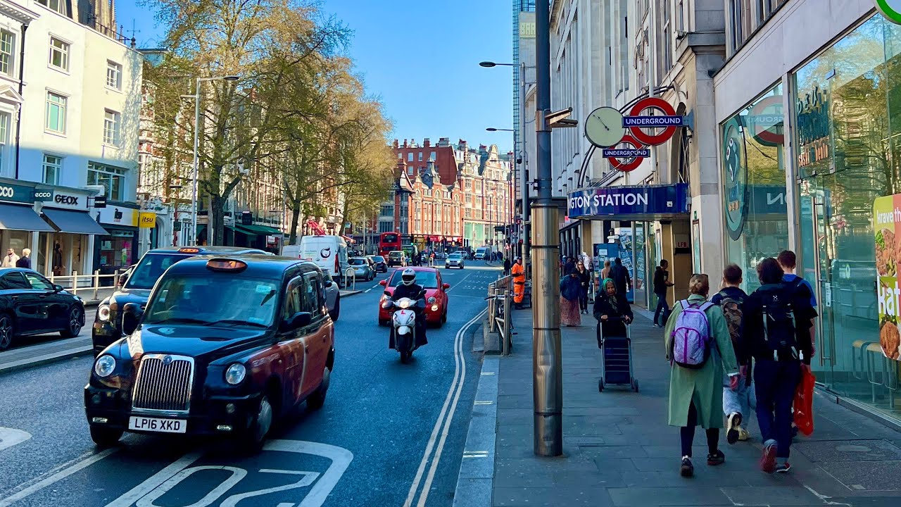 ✨LONDON Morning April Walk [4K] | Hammersmith • Kensington | Spring 2025