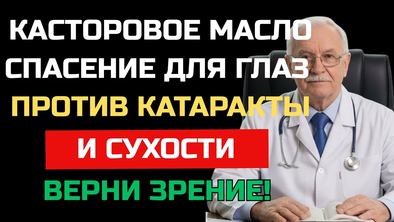 Касторовое масло для глаз: сухость, мешки под глазами, «мушки» и катаракта | ЗДОРОВЬЕ ПОЖИЛЫХ