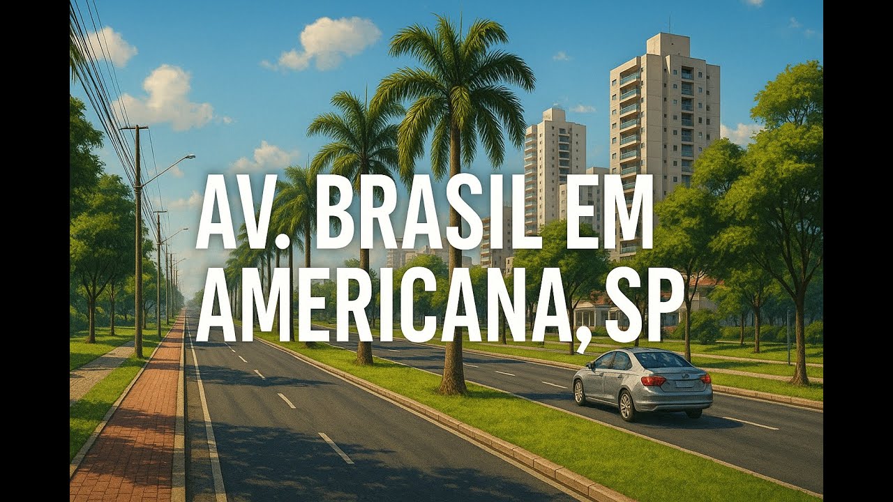 📍 Volta na avenida Brasil na cidade de Americana, SP