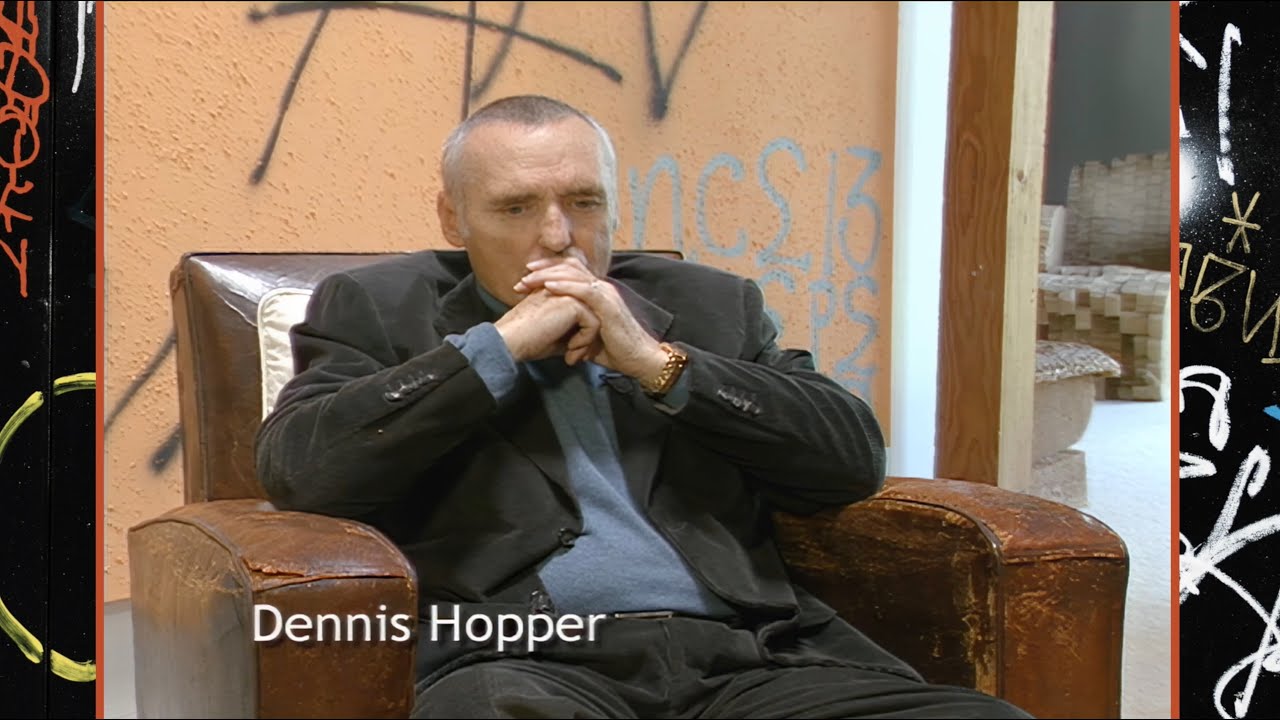 Dennis Hopper with Julian Schnabel