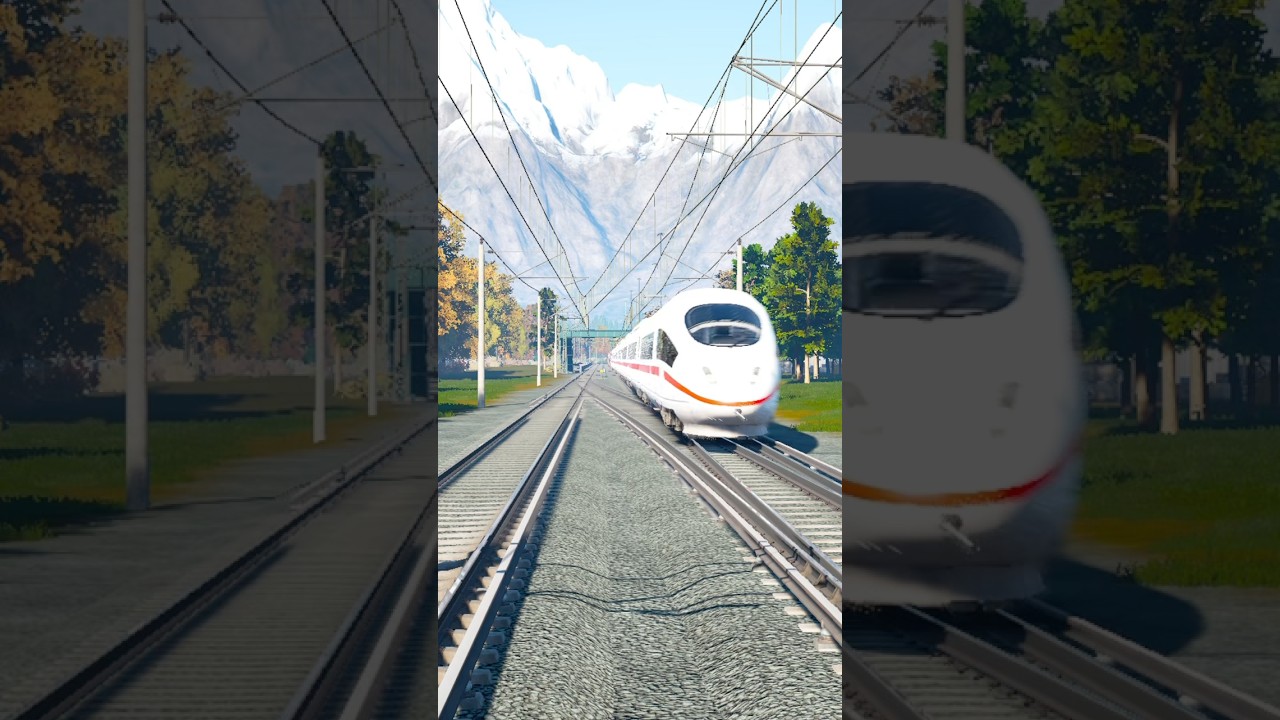 Une composition &eacute;trange ICE - BR 442 Talent 2 #train #trainsimworld4 #ice #BR442