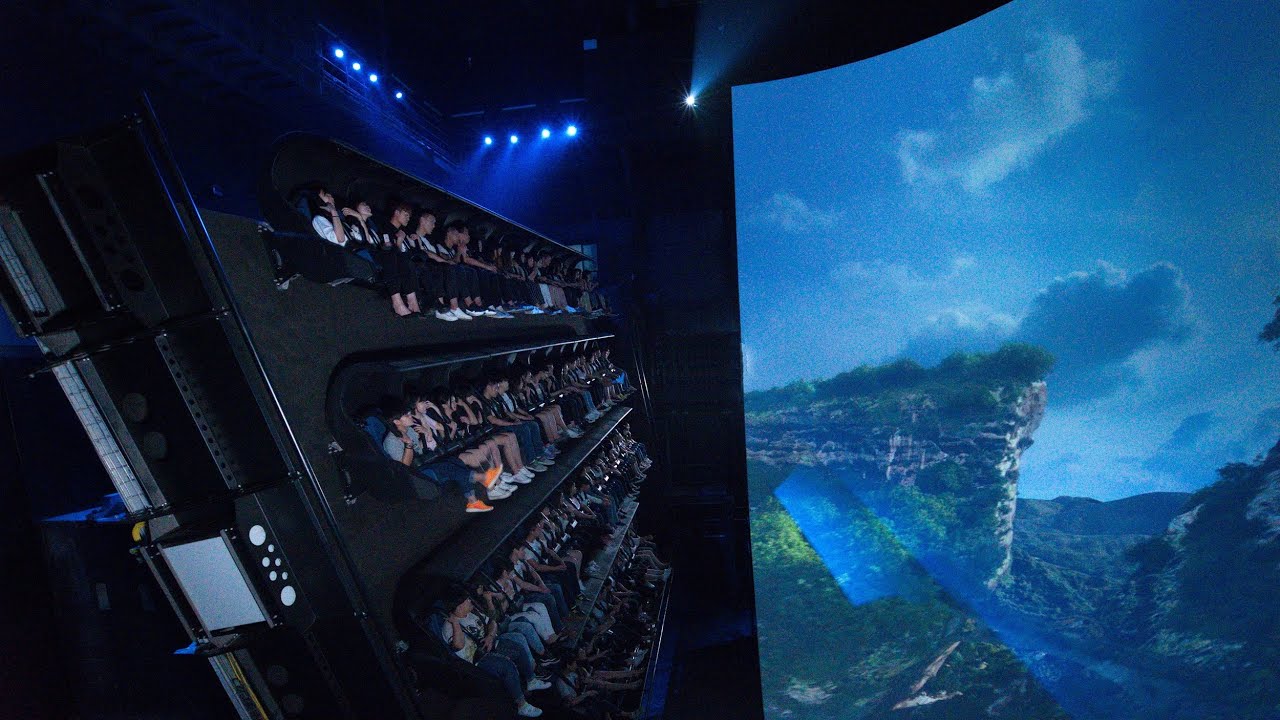 Simtec's HEXaFLITE® - Flying Theater at in the Wanda Mall Movie Park Nanchang, China