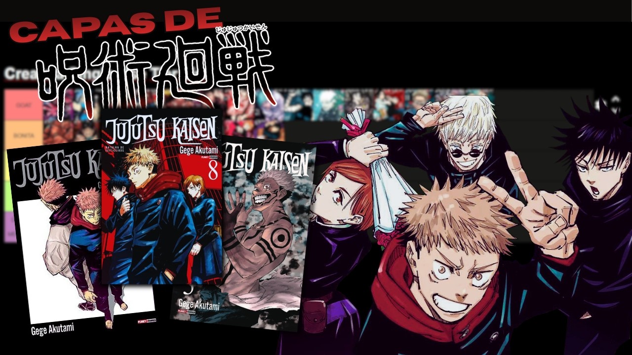 TIERLIST das Melhores Capas de JUJUTSU KAISEN !!