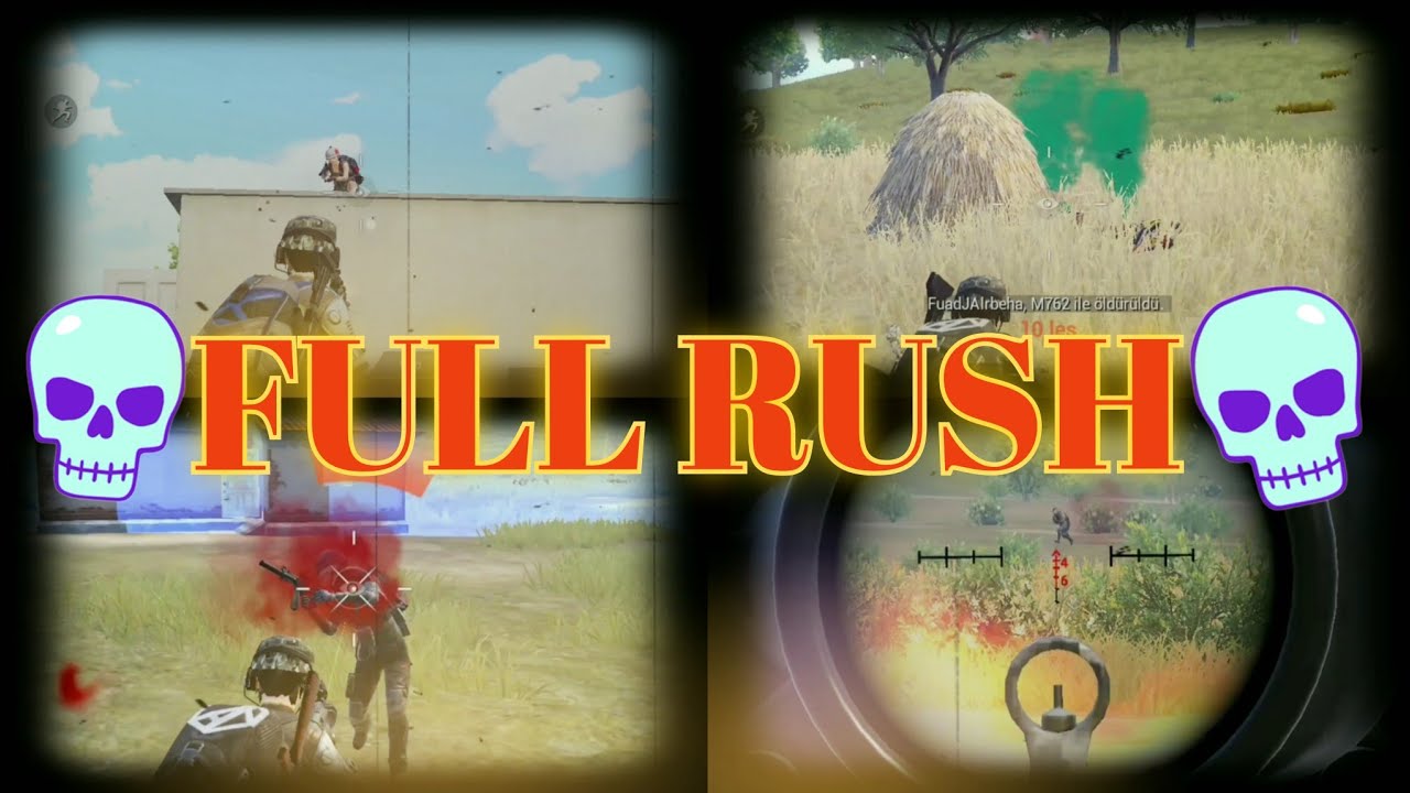 FİLM TADİNDA TAKTİKSEL ERANGEL MAÇI #fullrushpubg