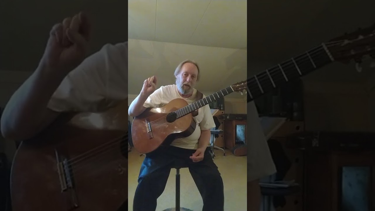9. Kompa folkmusik p&aring; gitarr. Polska efter Pekkos Per. Tutorial. Hans-Erik Nystr&ouml;m l&auml;r ut.