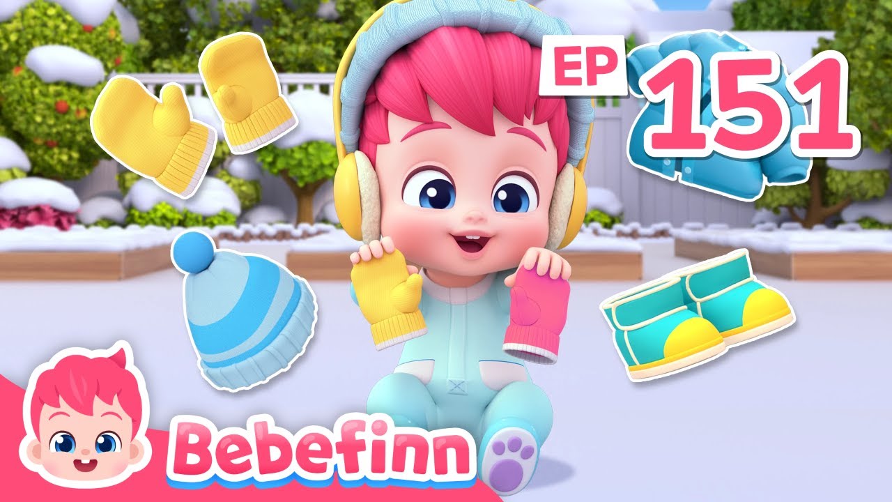 This Is The Way We Get Dressed on a Snowy DayㅣEP151ㅣHealthy HabitsㅣBebefinn Nursery Rhymes