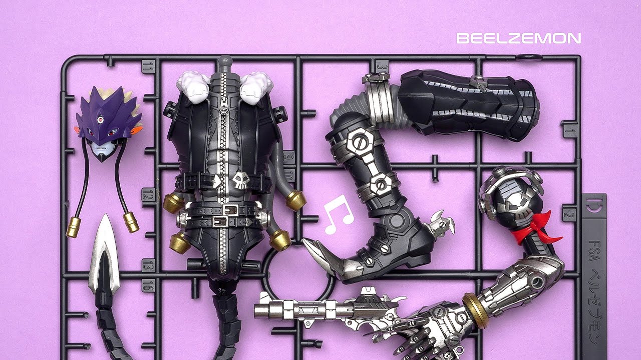 ♪Build: Beelzemon | Digital Monster | Satisfying beat building | Speed build | Model Kit