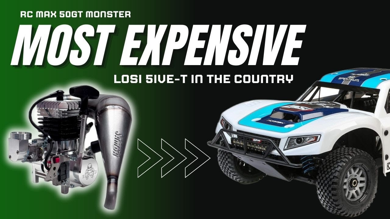 Безумная сборка Losi 5ive-T 🔥 RC Max 50GT | Полностью изготовленный из цельного металла монстр пр...