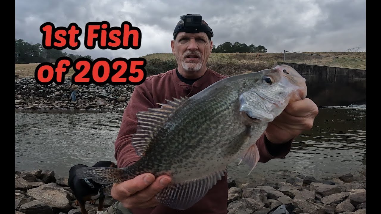 1st Fish of 2025 !    Crabtree Creek Crappie