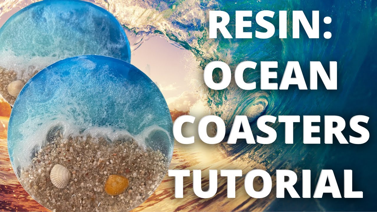 How to Make Beach Resin Coasters