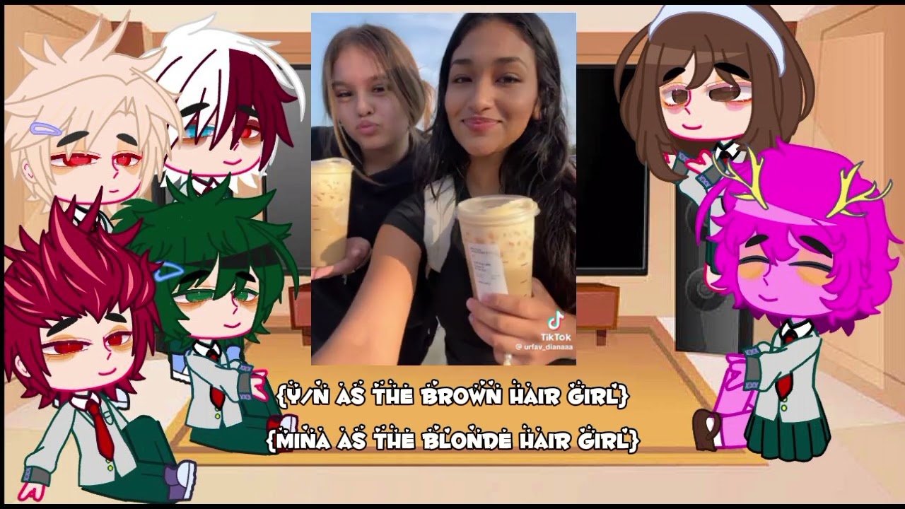 {~Class 1-A react to Y/N as random TikToks ~} WIP! {Short video Mistakes Mina x Y/N bestfriends!~}