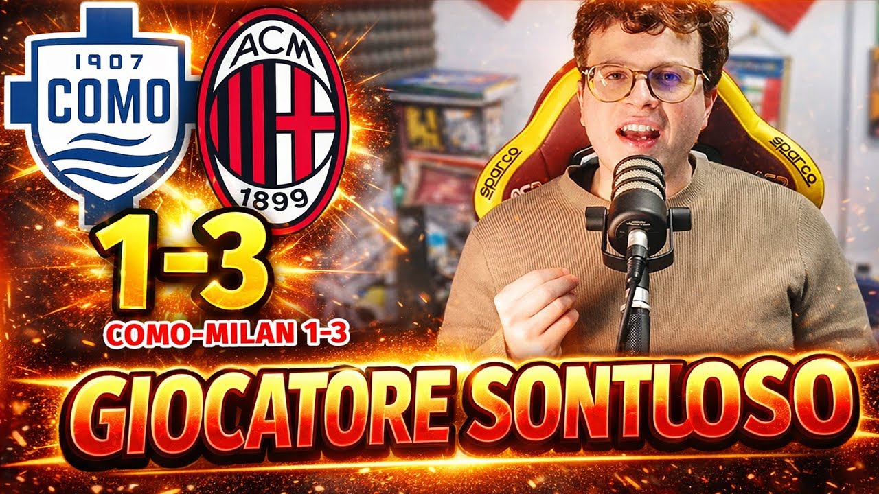 AN EXTRAORDINARY PLAYER!!! COMO-MILAN 1-3!!