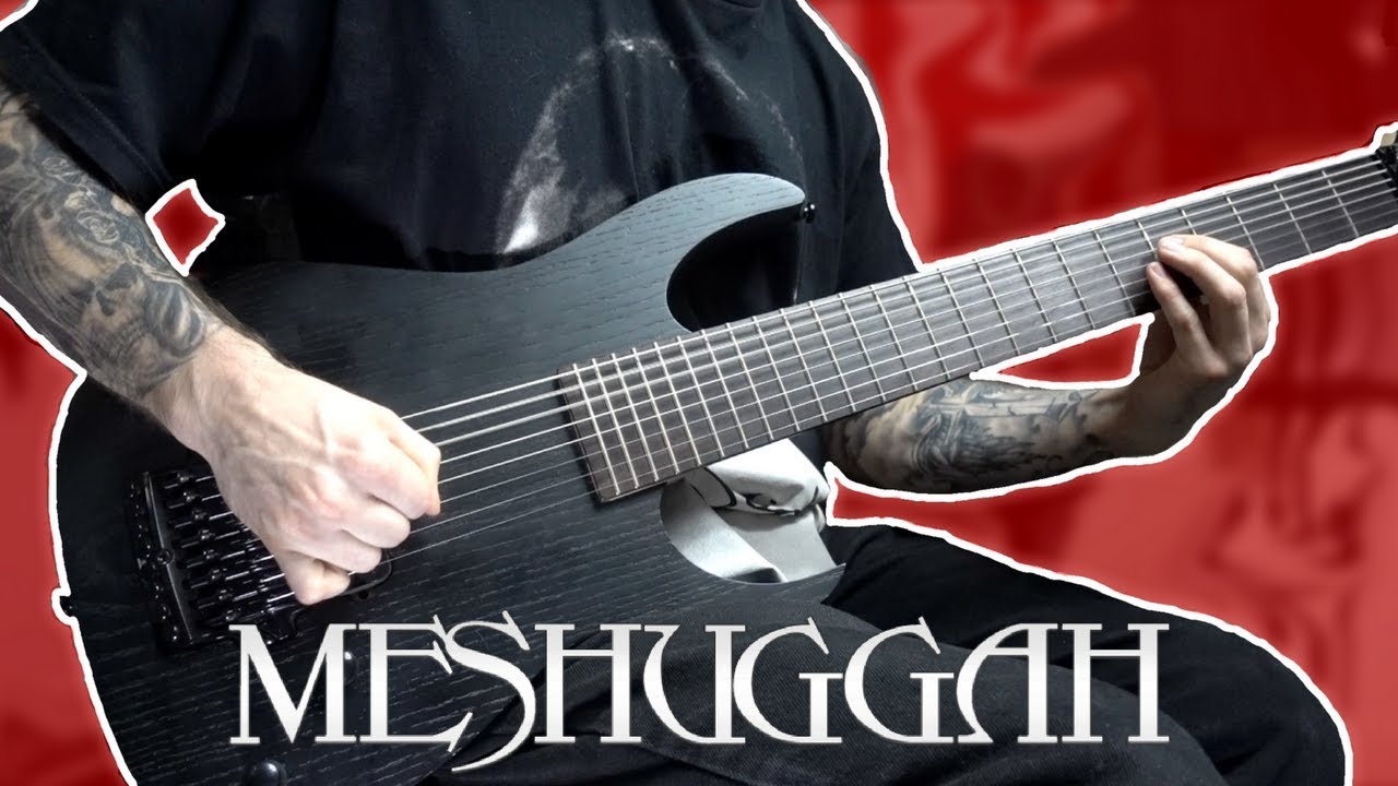 MESHUGGAH - BLEED GUITAR COVER - XANDER RAYMOND CHARLES