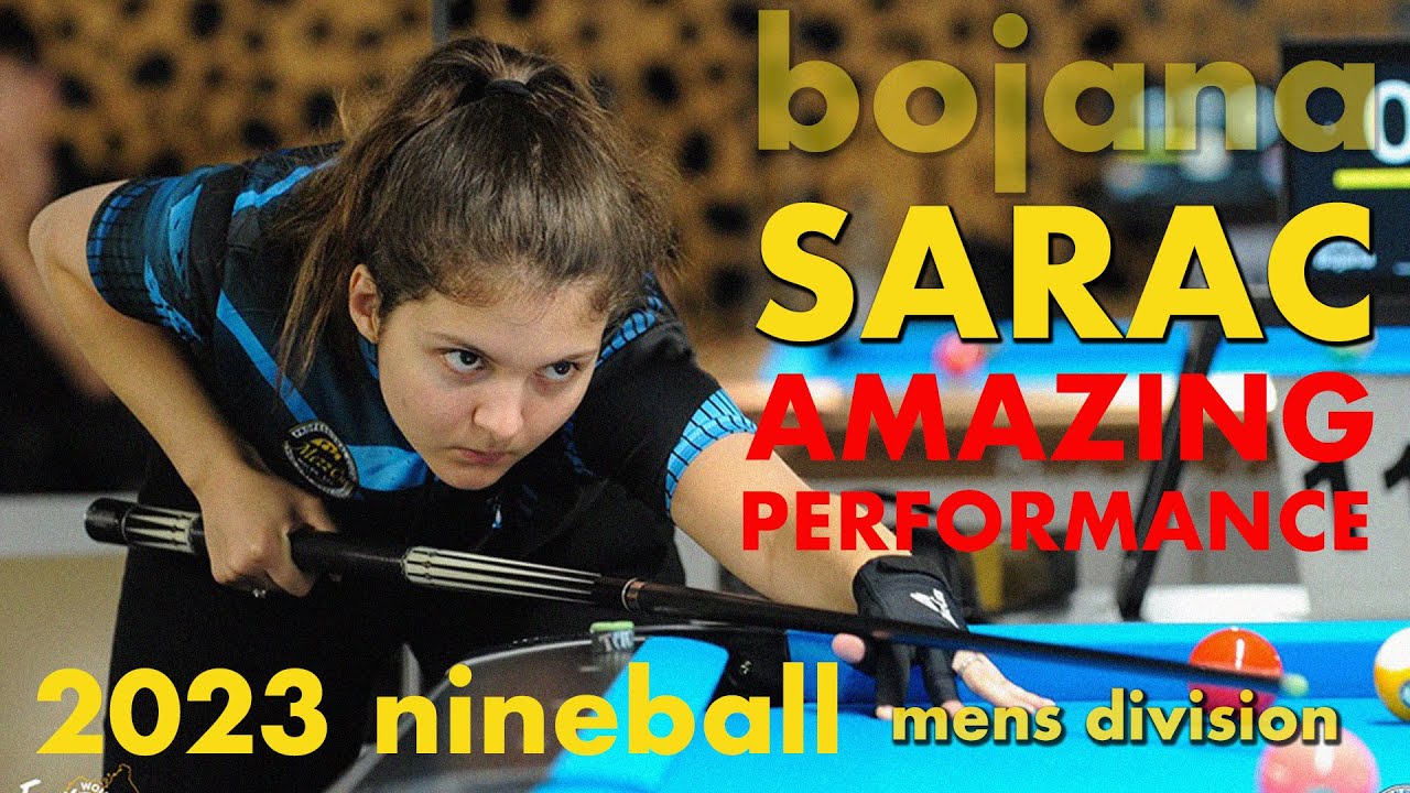 amazing Performance by Bojana Sarac | 2023 9 ball men Tournament  match
