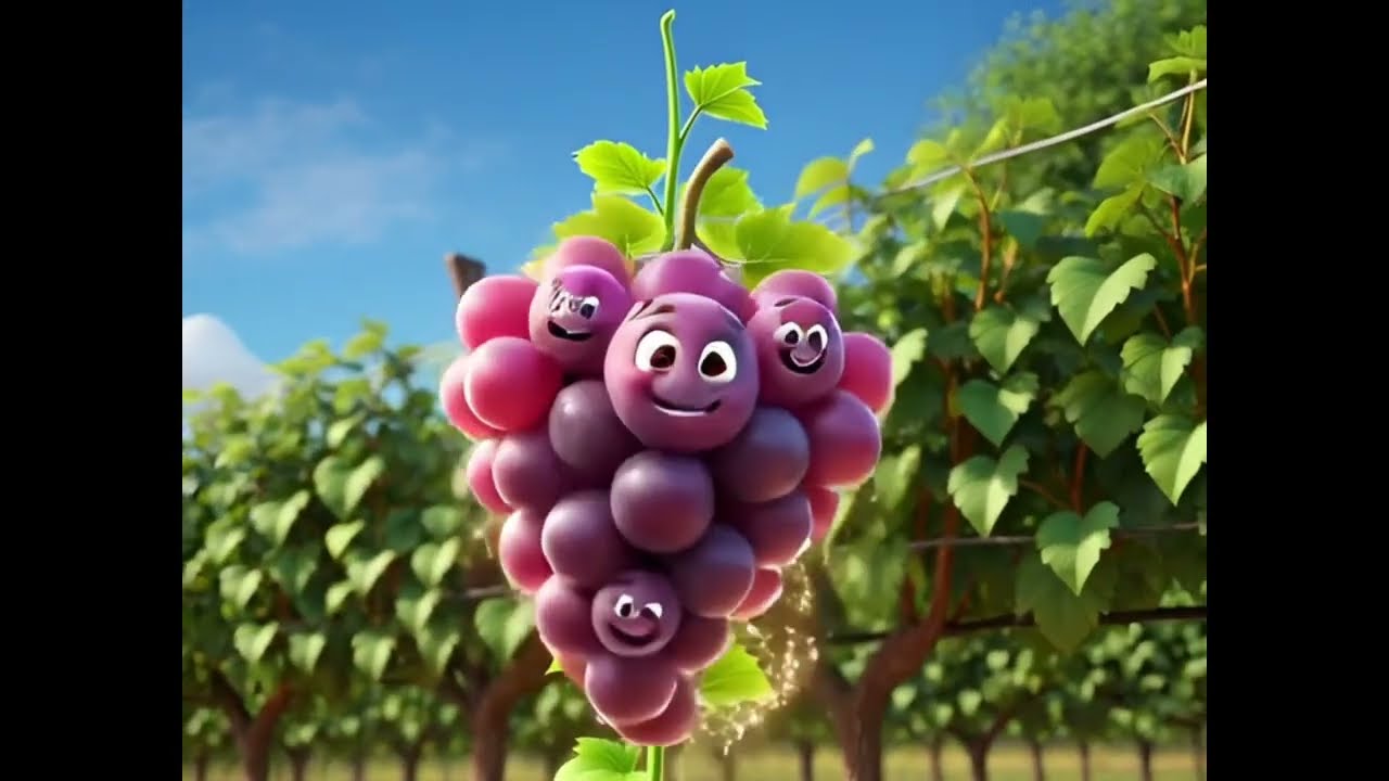How Grapes Grow 🍇 | From Seed to Sweet Fruit | 3D Animation@Anem-l4i 