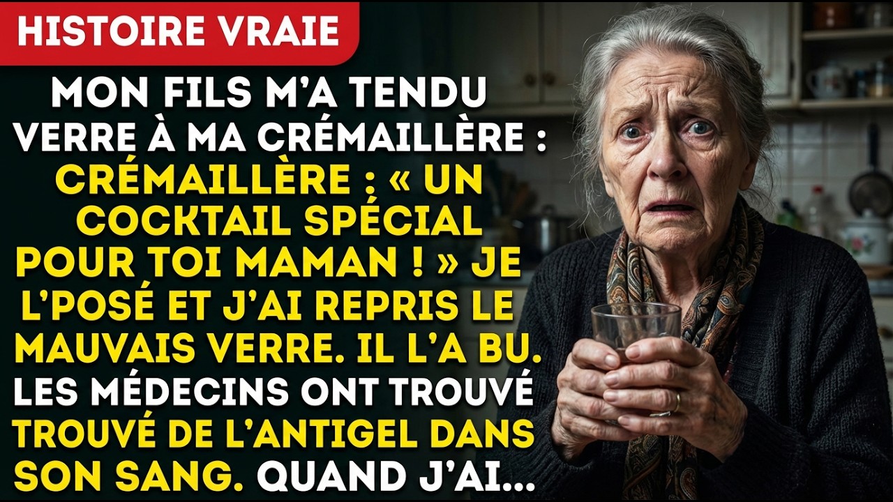 Lors de ma crémaillère, j'ai échangé mon verre avec mon fils par accident — Ça m'a sauvé la vie.