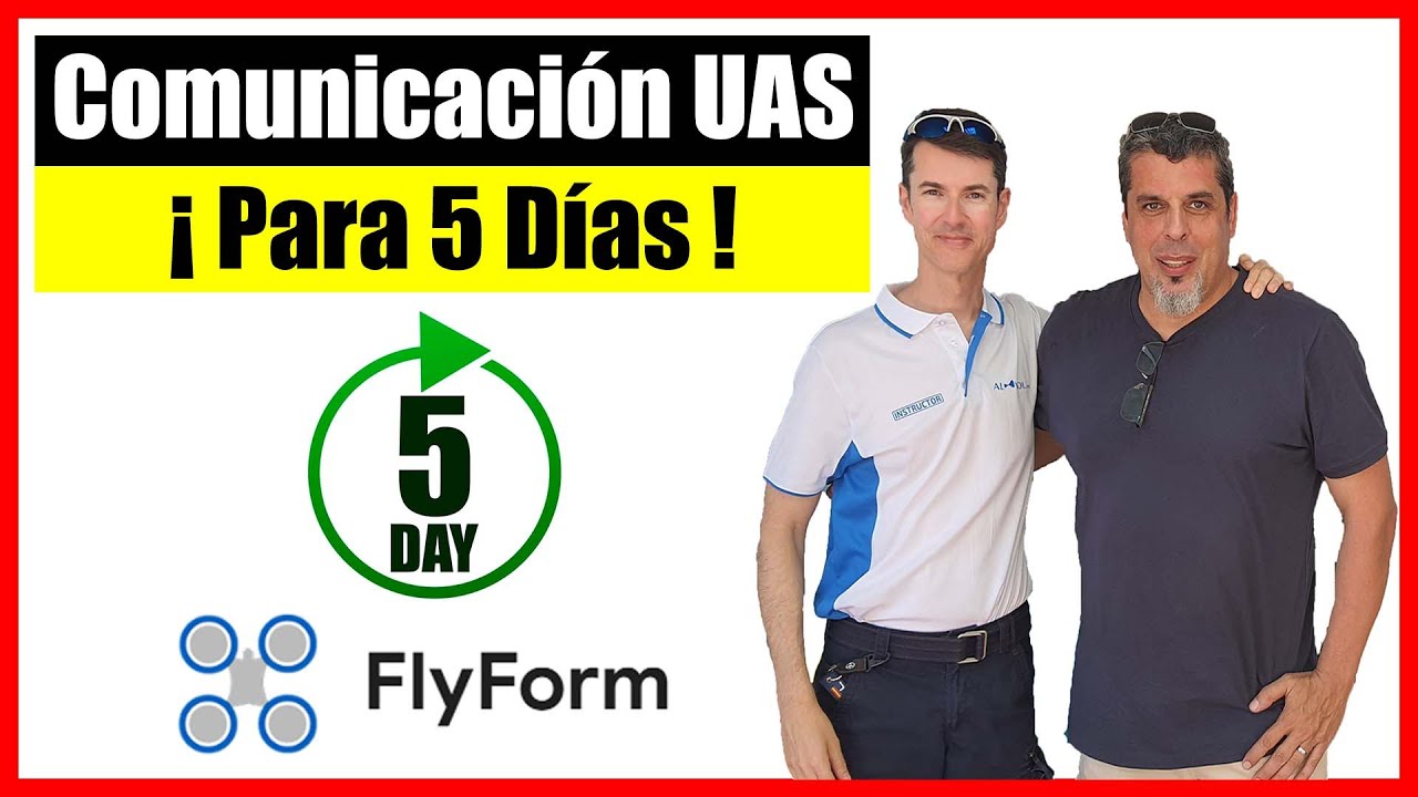 Automático para 5 Días: Comunicación ministerio del interior DRONES con varios UAS y pilotos Flyform