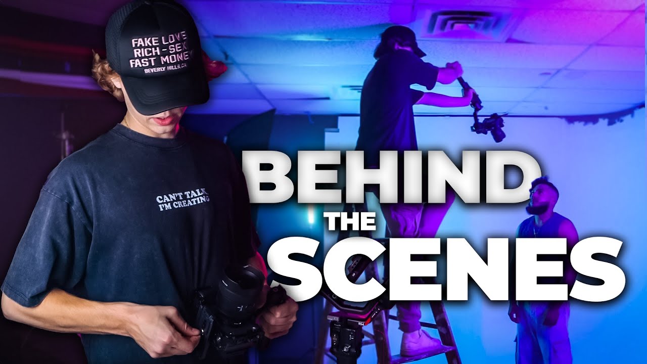 BEHIND THE SCENES of a MUSIC VIDEO