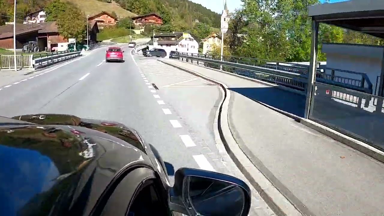 Switzerland Tour 2022. Road Tour Vals to Ilanz. Amazing views.(Part 1 of 2)