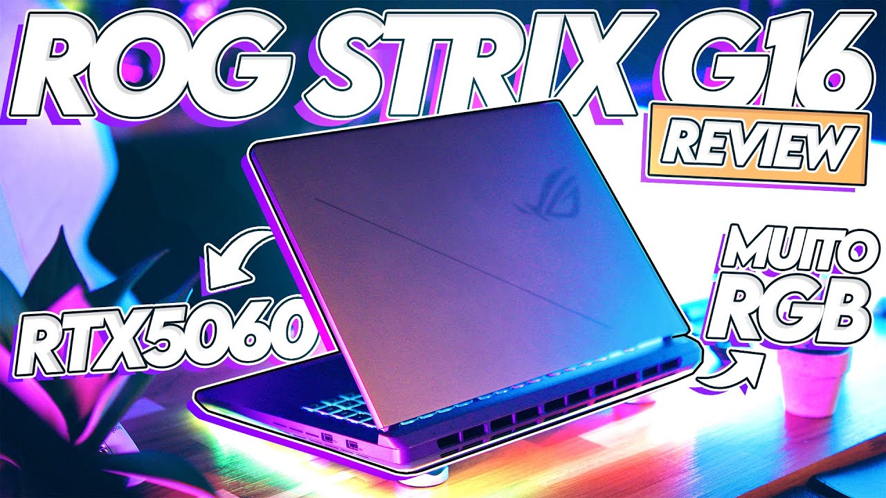 A RTX 5060 do ROG STRIX G16 2025 superou a RTX 4070 nos NOTEBOOKS GAMERS?