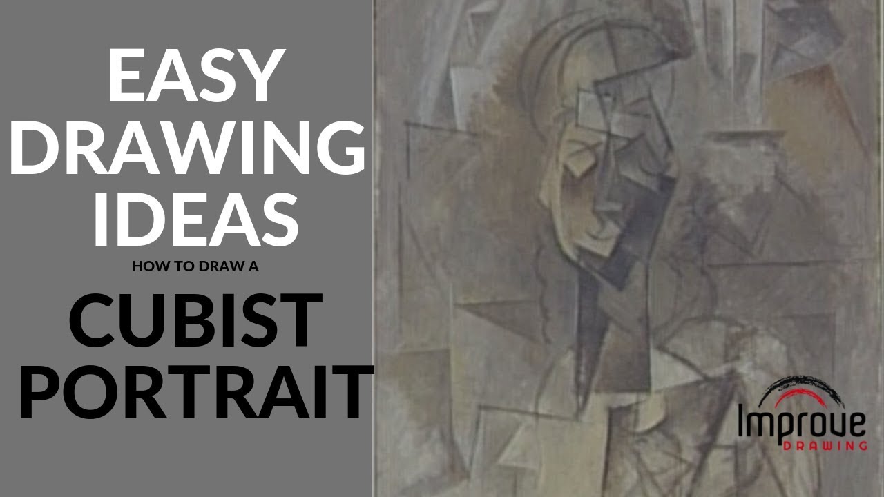 Easy Drawing Ideas Cubist Portrait