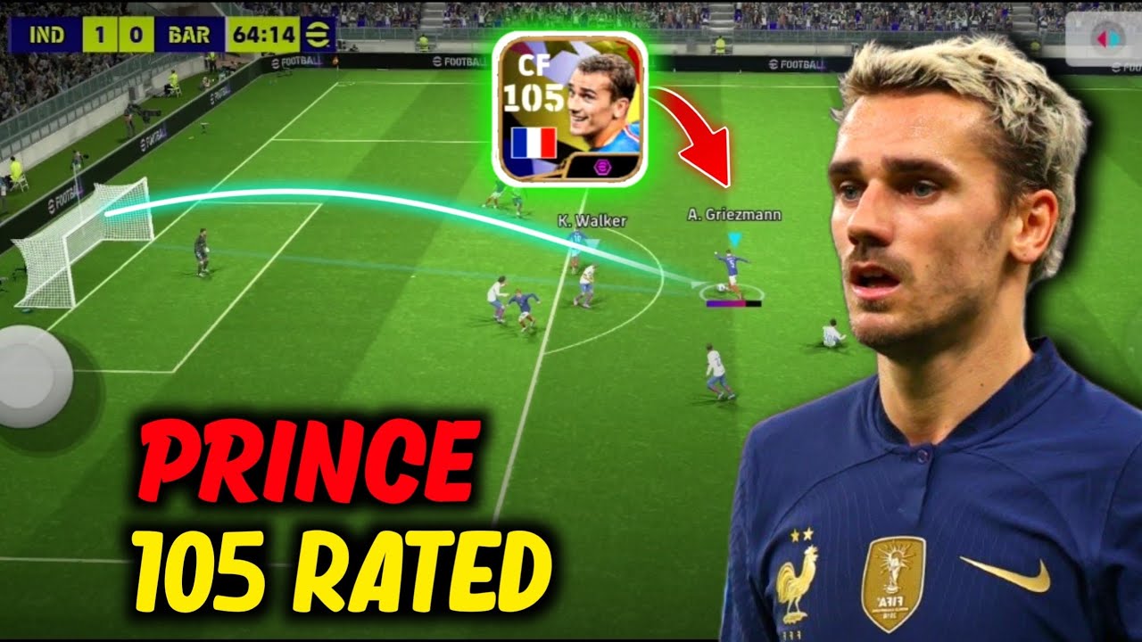 OMG - Review 105 Rated A. Griezmann ☠️ 🇫🇷  in eFootball - 1500 Coins Worth ?