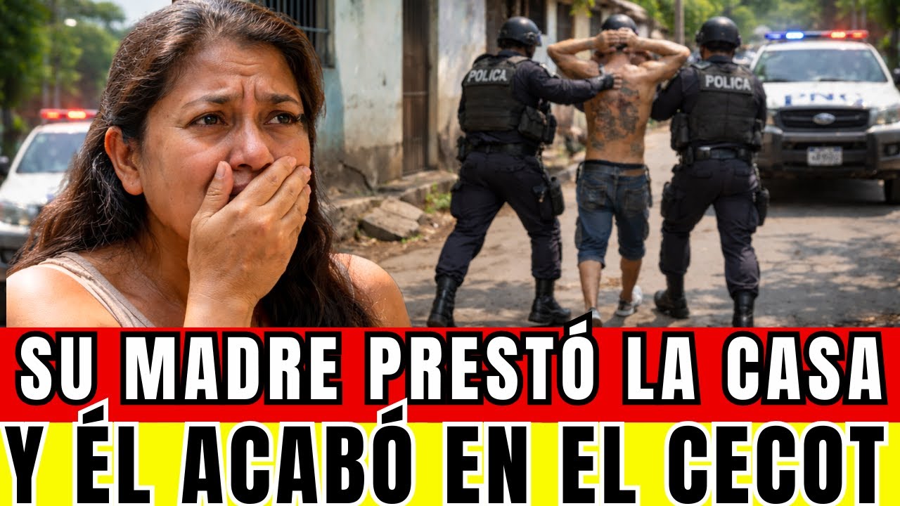 OBLIGARON A SU MADRE A PRESTAR LA CASA… Y ESTE PANDILLERO ACABÓ EN EL CECOT