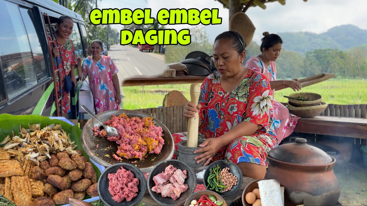NGUBEK PASAR KARO NURI || GAWE EMBEL EMBEL DAGING 