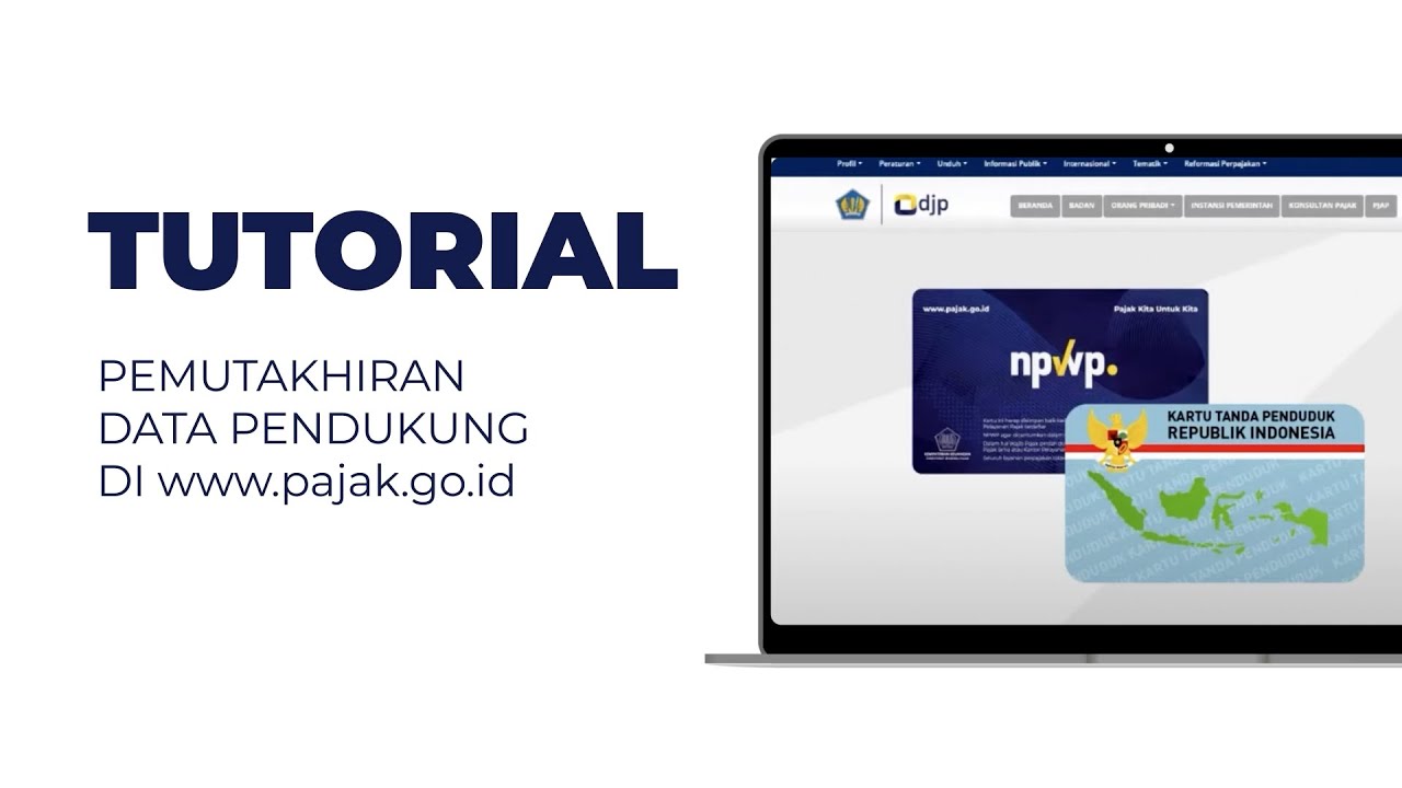 Tutorial Pemutakhiran Data Pendukung NPWP - NIK