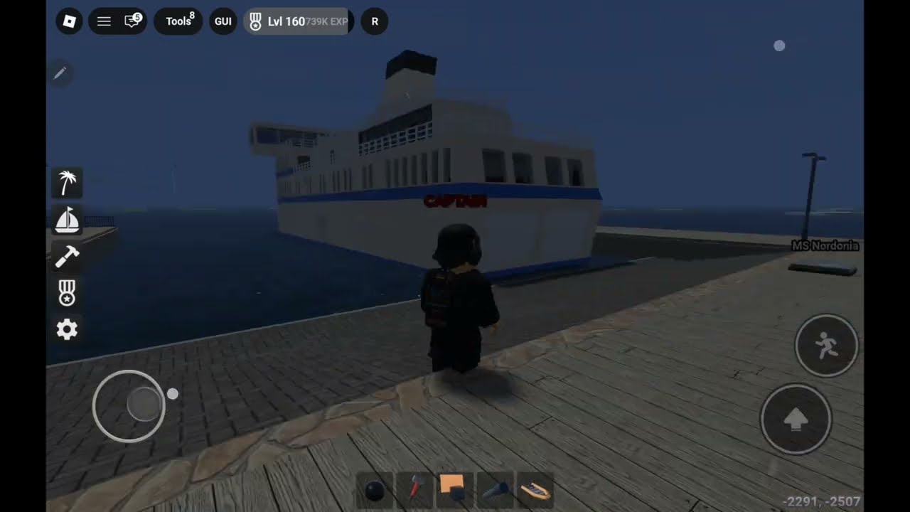 MS Nordonia Burning in Sail and Sink Simulator